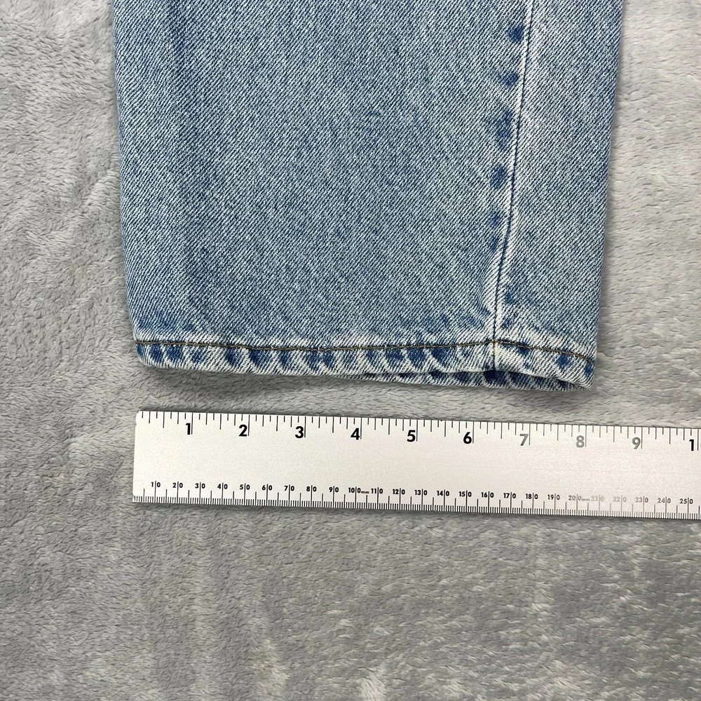 Vtg Levi's Jeans Mens 36x34 (34x34) Blue Denim 505 Orange Tab Straight Leg USA